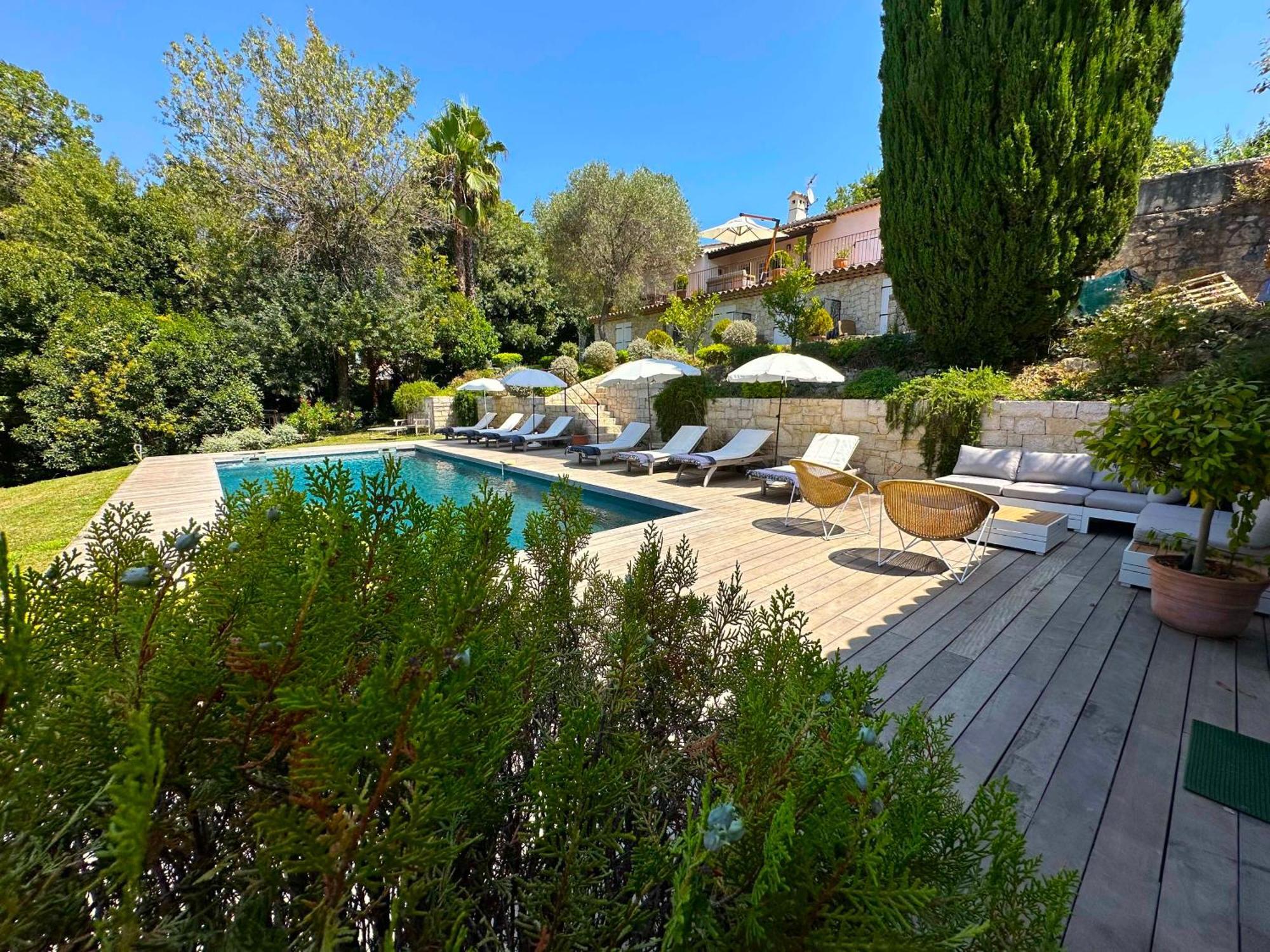A Casa Bianca Hotel Saint-Paul-de-Vence Bagian luar foto
